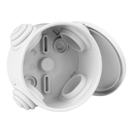 Runde Abzweigsdose mit Drosseln IP44 Ø 65x35 M-L 001