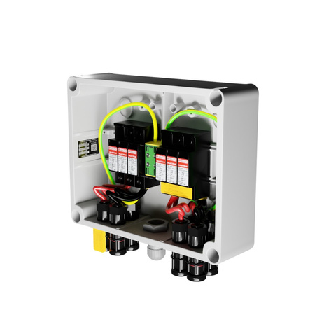 Solar Anschlusskasten PV DC 1000V T1 T2 2 Strings Doktorvolt DV-1444-FOT