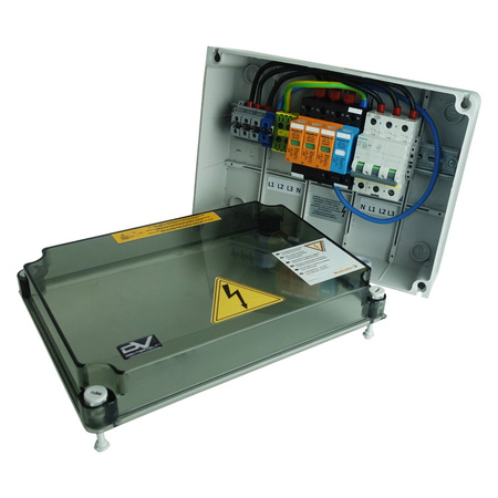 Solar Anschlusskasten AC Überspannungsschutz Weidmüller T1/T2 1x Siemens B16 3P Doktorvolt DV-7884-FOT