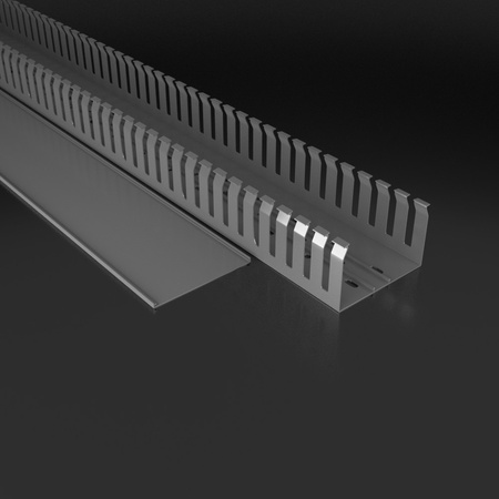 Verdrahtungskanal Kabelkanal mit Deckel Länge 1m Installationskanal verschiedene Größen Wahl 0609 0647 0586 0593 0722 E64