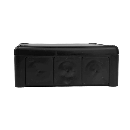 Abzweigkasten Aufputz Dose IP55 ViPlast 6/12 Eingängen 05 Schwarz 041-05