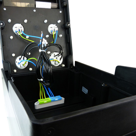 Baustromverteiler Vollgummi HD IP67 32A/5P 16A/5P 2x230V Doktorvolt® DV-9535-D