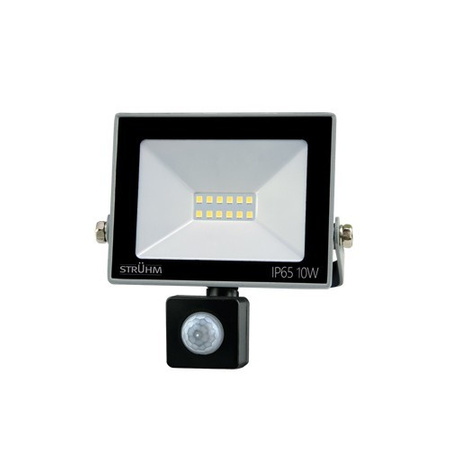 LED Scheinwerfer mit Bewegungssensor KROMA 10W GRAU 4500K 810lm IP65 IDEUS 03772