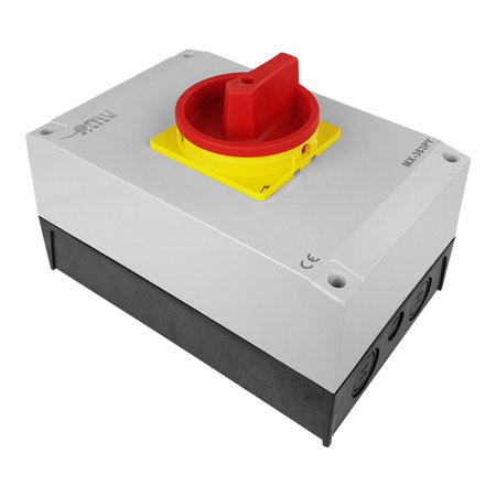 Hauptschalter 63A Reparaturschalter MX-363PY Gehäuse Lasttrennschalter XBS XBS MX 363PY