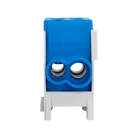 Hauptleitungsklemme Abzweigklemme HLAK 25-1/2 M2 blau Klemmblock Verteilerklemme 1P 1,5-25 mm2 1,5-16mm2 Pollmann 208 2080137