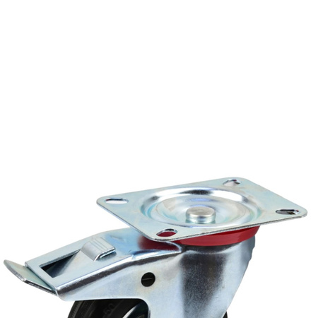 Lenkrolle Stahl Gummi mit Feststeller Ø100/125/160/200 mm G71520