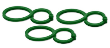 40 Stk. Befestigungsclips in 2 Größen Bradas TYK29.