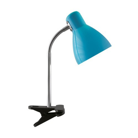 Schreibtischlampe mit Clips KATI E27 BLUE CLIP IDEUS 02863