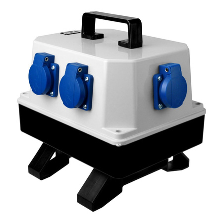 Stromverteiler BAU 5x230V mit 16A Anbaustecker Doktorvolt DV-6138-D