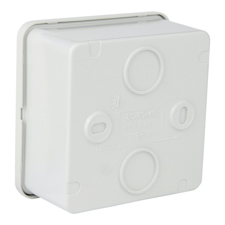 Abzweigdose Aufputz IP44 80x80x40 M-L 003.PL