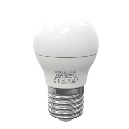 LED Leuchtmittel E27 6W 3000K ULKE LED 03062