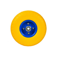 Schubkarrenrad Polyurethan 3.00-4 PU gelb G71025