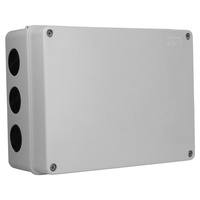 Abzweigkasten 243x190x90 mm 12 Dichtmembranen IP66 Aufputz Abzweigdose Verbindungsdose Industriegehäuse IP66 M-L 010.PG
