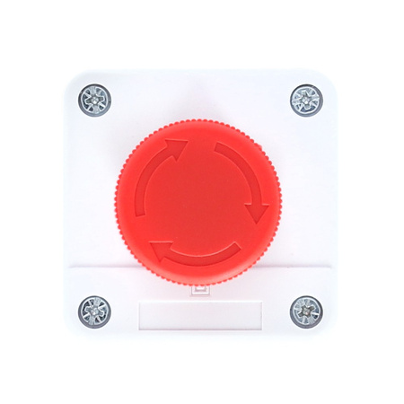 Notausschalter STOP 10/6A 230V Notaus mit Gehäuse IP65 DV-0065