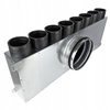 Lüftungsverteiler Verteilerkasten 8x75 Ø200 Wohnraumlüftung Luftverteiler E-KRR-8X75/200-OC (0+8+0)