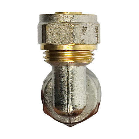 Installationsverbinder Klemmanschluss 16x2 Diamond Klemmringverschraubung für Mehrschichtrohre Bogen FTN-005.1/2X16.KOL-D