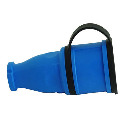 Gummikupplung 16A 230V 2P+E Steckdose Kupplung blau 3101-304-0900