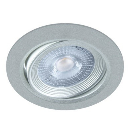 Verstellbare Deckenleuchte MONI LED Pendelleuchte rund 5W 4000K Einbauleuchte silber 03857