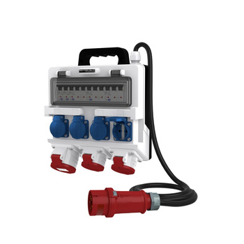 Stromverteiler 32A 2x16A 4x230V TR-S SKH mit Kabel Doktorvolt DV-4753-D