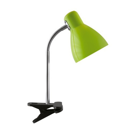 Schreibtischlampe mit Clips KATI E27 GREEN CLIP IDEUS 02864