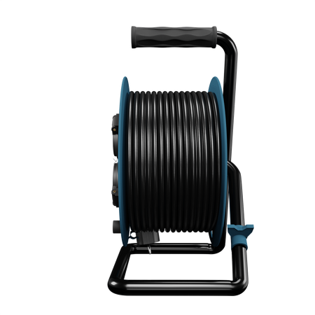 Kabeltrommel HAND PRO 20m 4x Steckdosen 230V IP44 H05RN-F 3x2,5 mm² W-96316