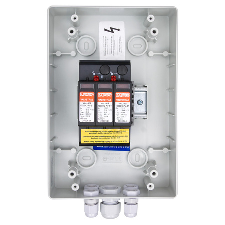Solar Anschlusskasten PV DC 1000V 1x T2 Phoenix 1-String PG Doktorvolt DV-4357-FOT