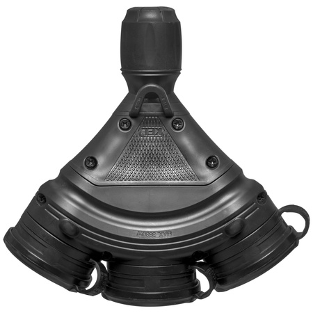 Dreifach-Steckdose Schuko IP44 3×2P+E 16A Schwarz 250V GN-X3/44S EXTREM W-01166