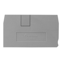 Endplatte für Reihenklemme 2.5mm2 DS2.5 DGN D-DS2.5-01P-11-00AH