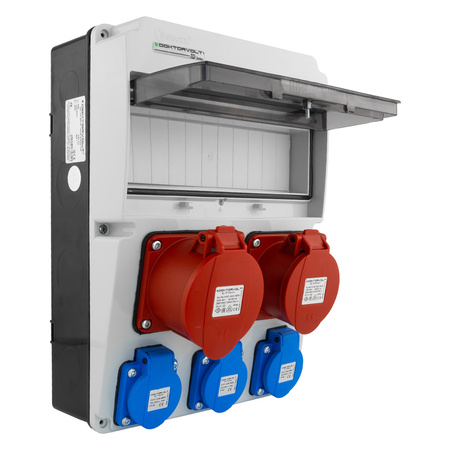 Baustromverteiler JUN 32A/16A/3x230V DOKTORVOLT® DV-6849-F