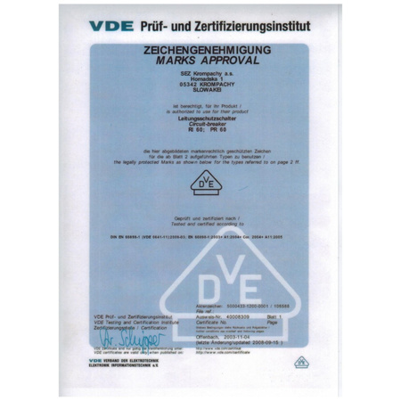 Leitungsschutzschalter B25A 1-Polig + N 2P 10kA VDE Sicherung Automat LS-Schalter SEZ 0099669