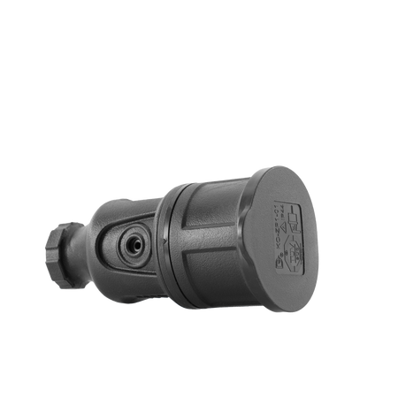Schutzkontakt-Steckdose 230V Schuko 2P+Z IP44 16A mit Erdung schwarz W-89996