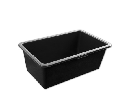 Mörtelwanne Mörtelkiste Mörtelkasten Zementkiste schwarz 40L BRADAS KTKP40