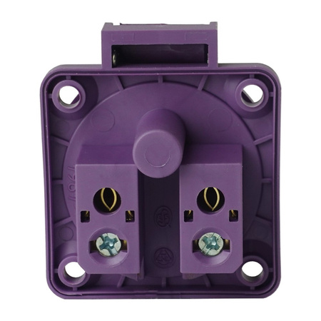 Einbausteckdose gerade 48V 10A 2P IP54 Steckdose VZ 48