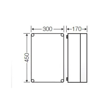 Leergehäuse Anschlussdose IP65 Industriegehäuse Abzweigdose HENSEL K0300