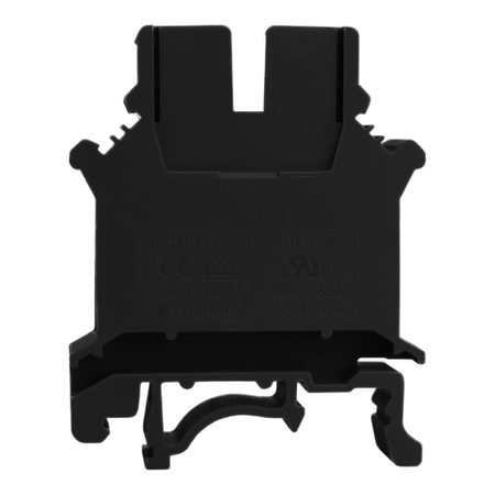 Reihenklemme 16mm2 Schraubklemme Schwarz VDE UL PC16-01P-13-00A(H)