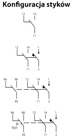 Kontakt 16A Kontakt Block Hilfsschaltblock Schalter PKJ SEZ 0099010
