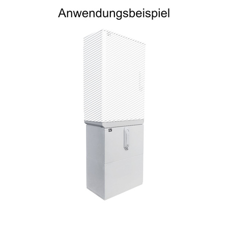 Doppelter Sockel für Kabelverteilerschranke KKH 68 für Gehäuse HYDRA 68x Doktorvolt DV-1578-KKH 68-2