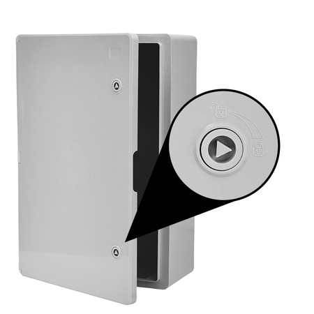 Leergehäuse mit Tür 400x600x200mm Schaltschrank Aufputz Verteilerschrank IP65 IK10 TP Electric 3310-560-0600