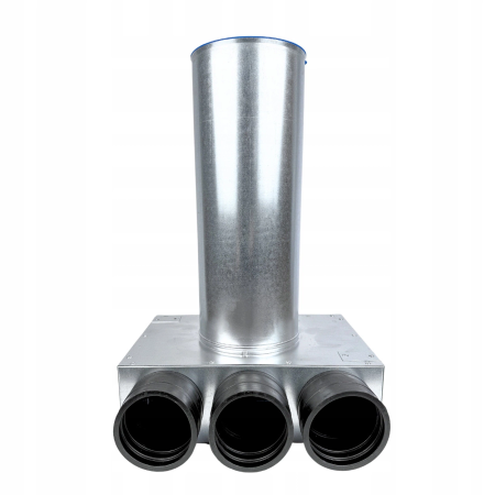 Lüftungsverteiler Verteilerkasten 3x75 Ø125 Wohnraumlüftung Luftverteiler E-KSR-3x75/125-OC