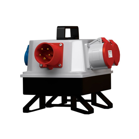 Stromverteiler BAU 1x32A 1x16A 3x230V franz/belg System mit 16A Anbaustecker Doktorvolt DV-2558-F