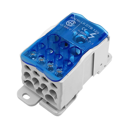 Verteilerblock LK DTB 120 Klemmblöcke mit Schraubanschluss Verteilung Block Elektro Becov ULK120