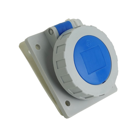 CEE Einbausteckdose schräg 16A 3P 230V IP67 IEG 1632 DV