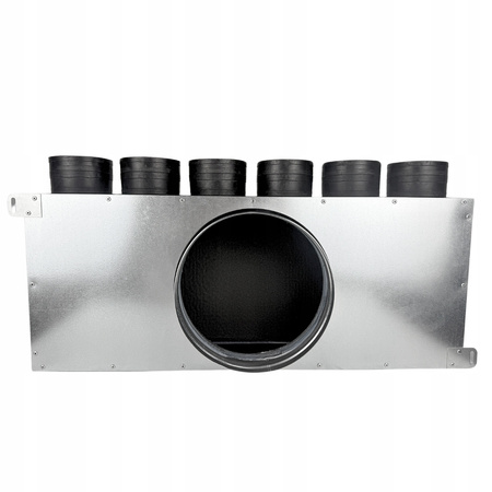 Achtfacher Rohrverteiler 6×75mm / 160mm E-KRR-6X75/200-OC (0+6+0)