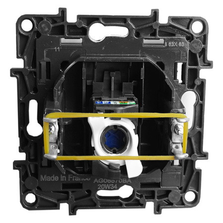Computersteckdose RJ45 CAT5e FTP schwarz Niloe Step 863557