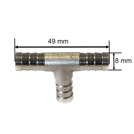 Schlauchverbinder mit Stecknippel Druckluft 6 8 mm