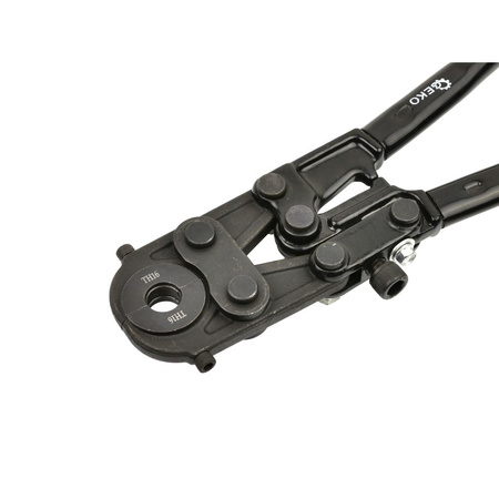 Presszange TH-Kontur Rohrpresszange mit Backeneinsätzen TH 16-20-26 für PEX-Verbundrohre G00903