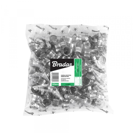 Schlauchschellen rostfrei AMERICAN Bandbreite 8-16 mm 1 St. AMTW2 8-16/8L