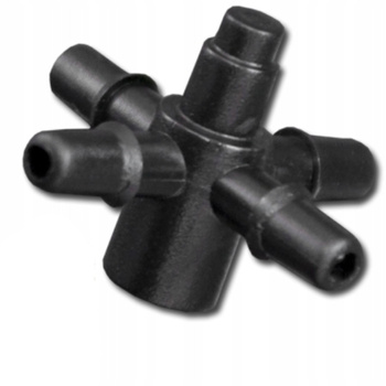 4-Wege Emitter Tropfer Adapter 4mm für 3x5mm Microschlauch Bradas DSK-5135L4