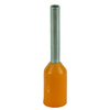 Isolierte Aderendhülsen 0,5mm² Orange 100 Stück für sichere Kabelverbindungen und einfache Montage E0508