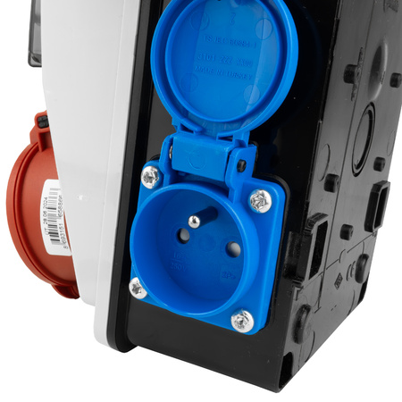 Wandverteiler XS-S 32A 2x230V IP44 Stromverteiler Komplett Verdrahtet Doktorvolt DV-5077-F